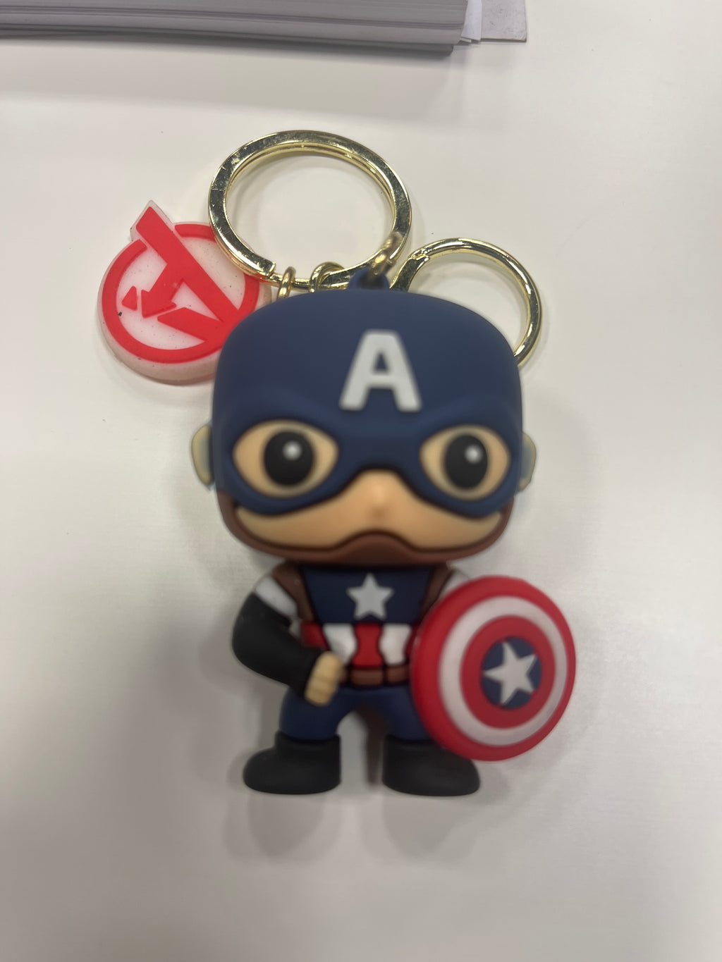 Captain America 3D PVC Keyring