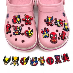 Croc Jiblets or Shoe Charms Deadpool & Wolverine