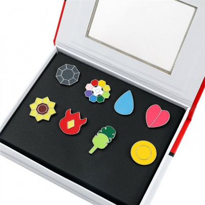 Pokemon Gym Badges, Alloy Pin Set