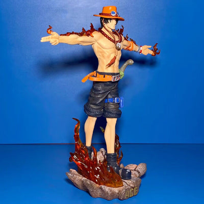 One Piece Ace Boxed Figurine and Light