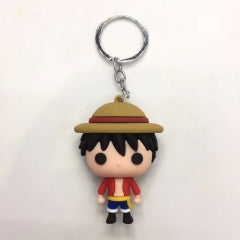 One Piece luffy 3D PVC Keyring