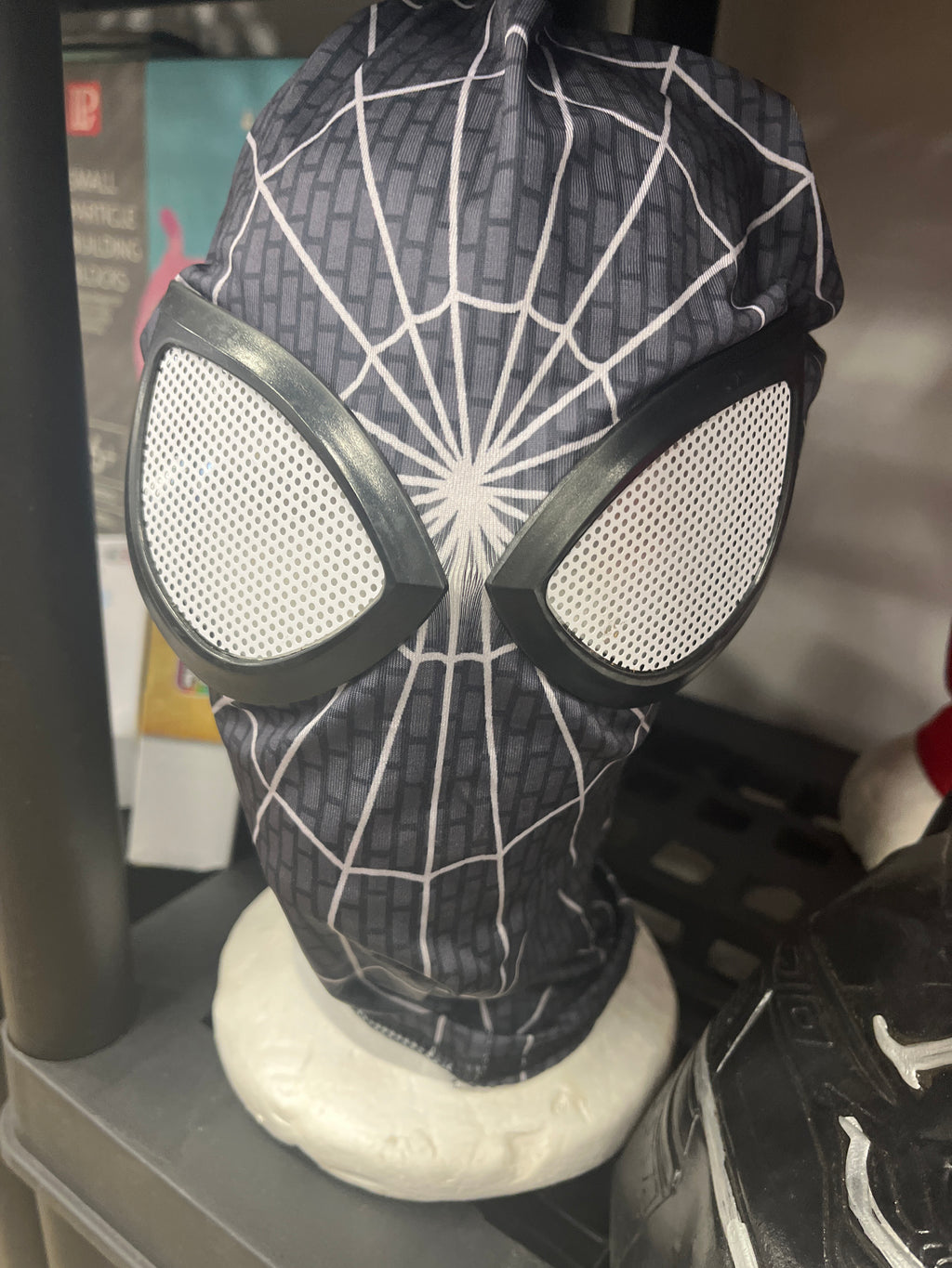 Black Spiderman Face Mask