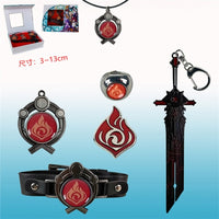 Genshin Impact Bracelet and  Ring Set