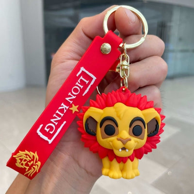 Lion King simba 3D PVC Keyring