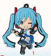 Hatsune Miku Flat PVC Keyring