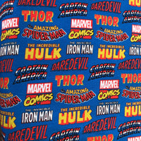 Marvel Avenger Logo Quilting Cotton Fabric