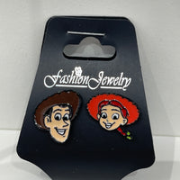 Disney Earrings - Toy Story Woody and Jessie