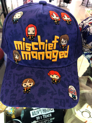 Harry Potter Mischief Managed Baseball hat