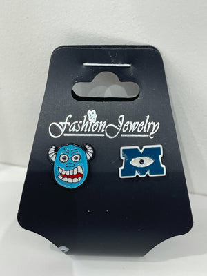 Disney Earrings - Monster Inc Sully